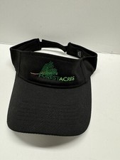 Forest Acres, SC Black Visor Hat NWOT Embroidered Logo Columbia Sport-Tek