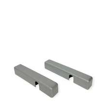 Dorma Commercial Door Closer Cover Cap Gray, 2 Pcs