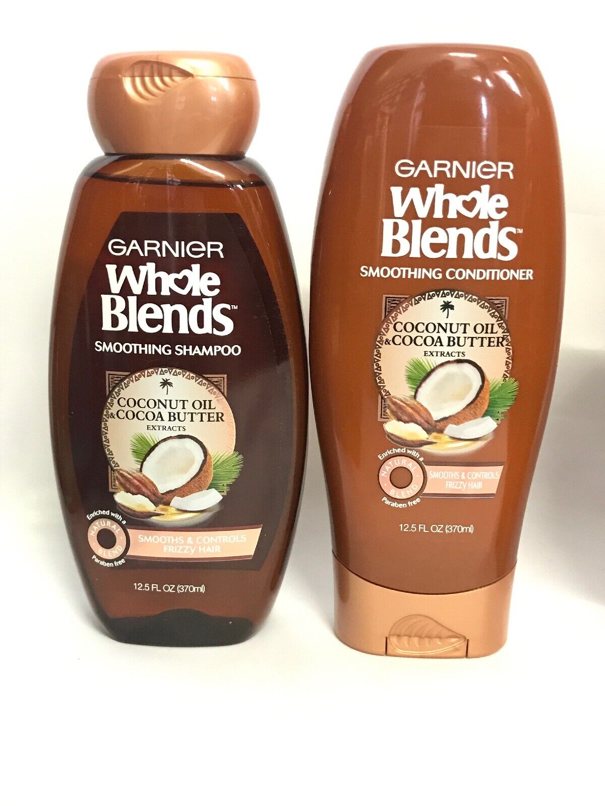 Garnier Whole Blends Coconut Oil & Cocoa Butter Extracts Shampoo &  Conditioner