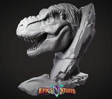 Tyrannosaurus Rex Bust by Epics N Stuffs | D&D | DnD | Print on Demand