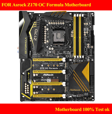 FOR Asrock Z170 OC Formula Motherboard Overclocking Seconds 9400F 100% Test ok