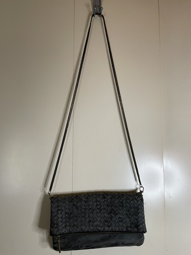 Anthropologie NWT Vegan Leather Amitie Clutch By Deux Lux RTL $78 Career Wear - Picture 3 of 9
