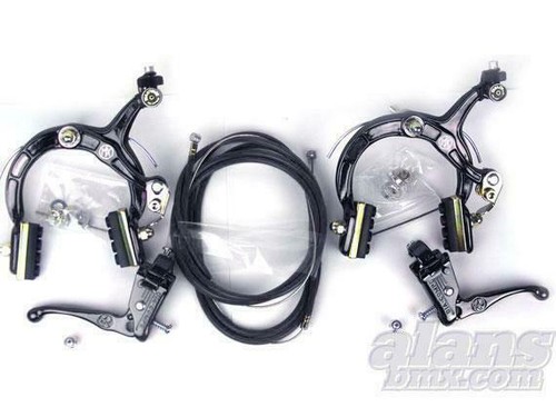 Dia-Compe MX1000 MX121 Black Brake Set For Old School BMX Bikes - Front & Rear Calipers 9 thumbnail image