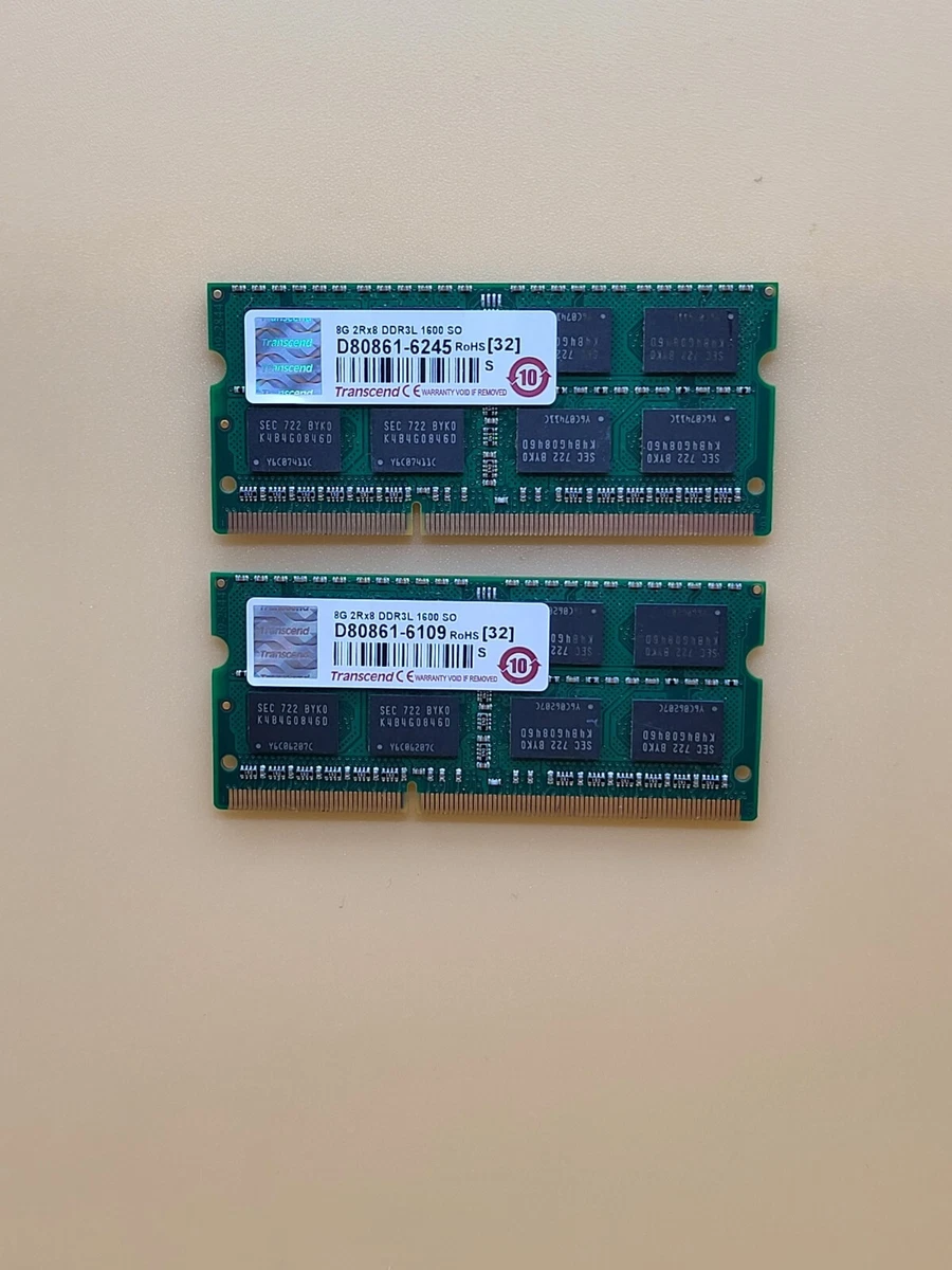 Transcend PC3-12800 (DDR3-1600) 8 GB Computer Memory (RAM) for