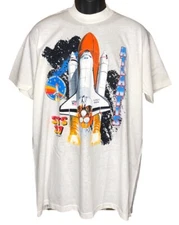 NASA SPACE SHUTTLE ATLANTIS STS-27 SHIRT XL GIBSON MULLANE ROSS SHEPHERD GARDNER