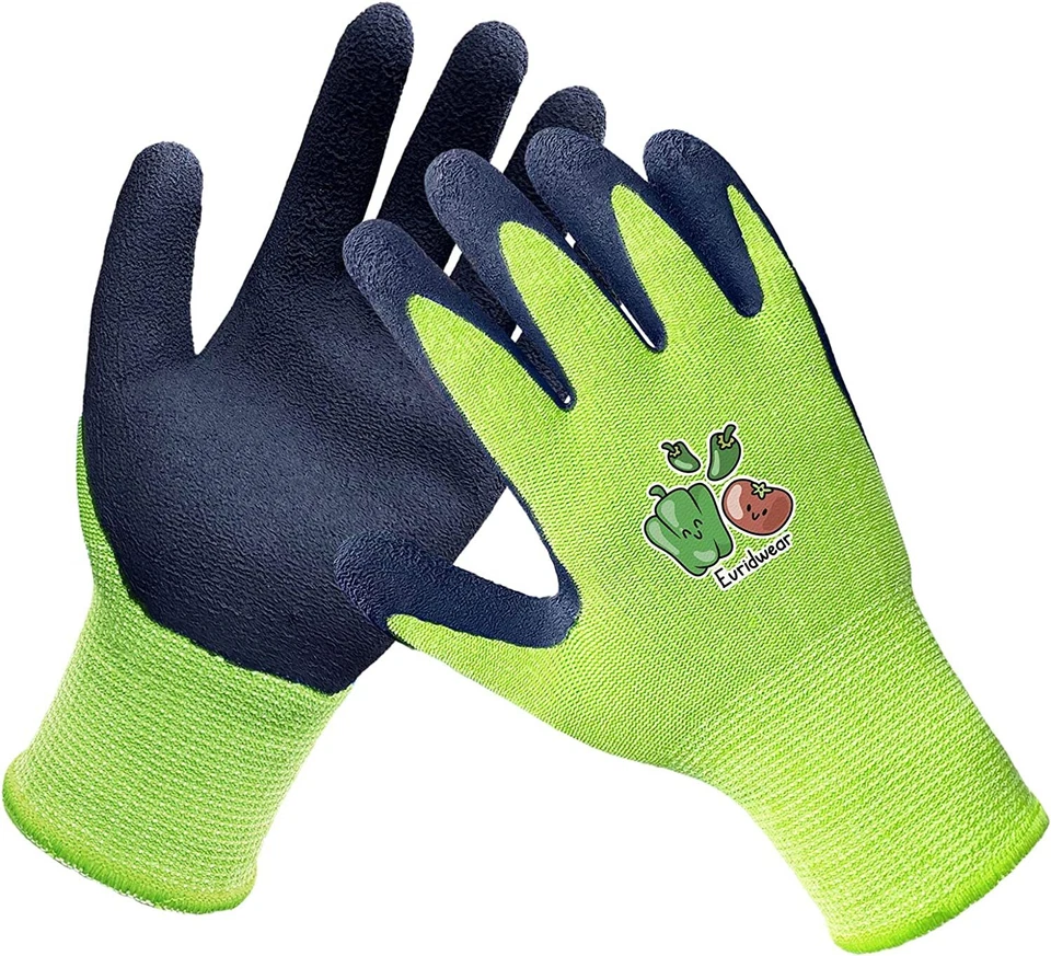 EvridWear Children Kids Gardening Latex Painting Work Gloves for Boys Girls - Image 4 of 4