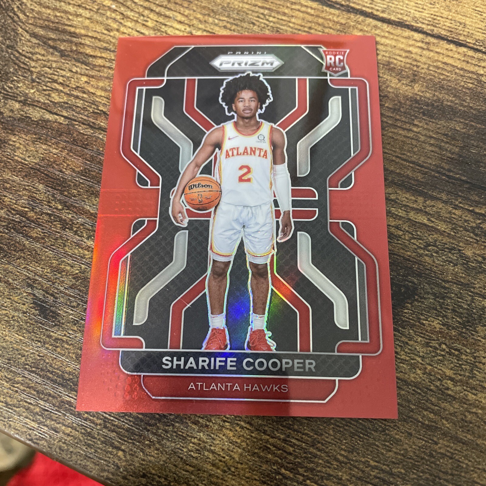 2021-22 Panini Prizm Red Prizm /299 Sharife Cooper #280 Rookie RC
