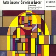 BRUCKNER Symphony 6 BONGARTZ Leipzig GH Eterna 820540+ 2LP Gatefold 1964 Rec.