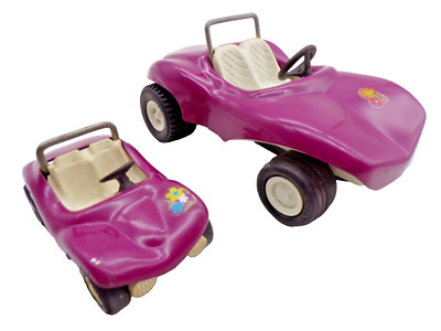 Lot of 2 Vintage TONKA DUNE BUGGY - Purple - 7'' and 4'' - #55340