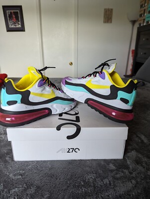 Size 11 Nike Air Max 270 React Geometric Abstract 2019 193150877797|