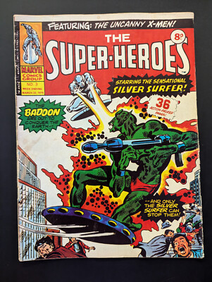 The Super-Heroes Comic No 3, March 22nd 1975, Marvel UK.