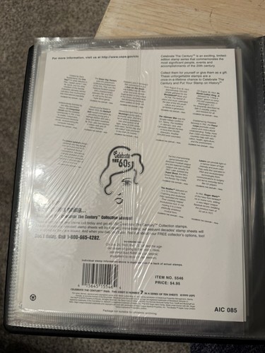 USPS Celebrate The Century Commemorative Stamp Collection 1900 - 1999 Full Set - Bild 15 von 21
