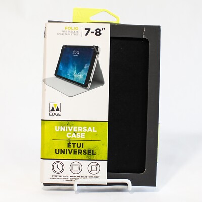 MEdge Universal Case Folio Fits 7-8  Tablets Landscape Stand Multi Fit Apple Sam