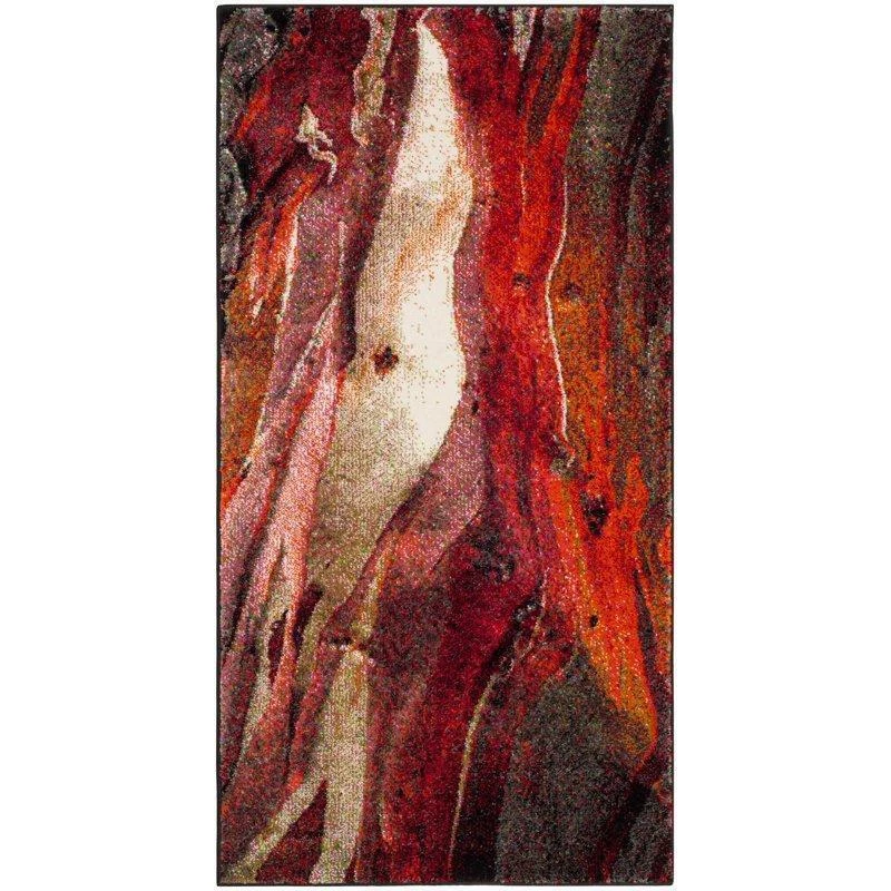 2'7" X 5' Indoor Area Rug Rectangle Bedroom Dining Room Abstract Polypropylene - Image 3 of 4