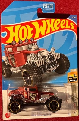 HOT WHEELS BAJA BLAZERS BAJA BONE SHAKER RED 3/250. SEE COMBINED OFFERS!