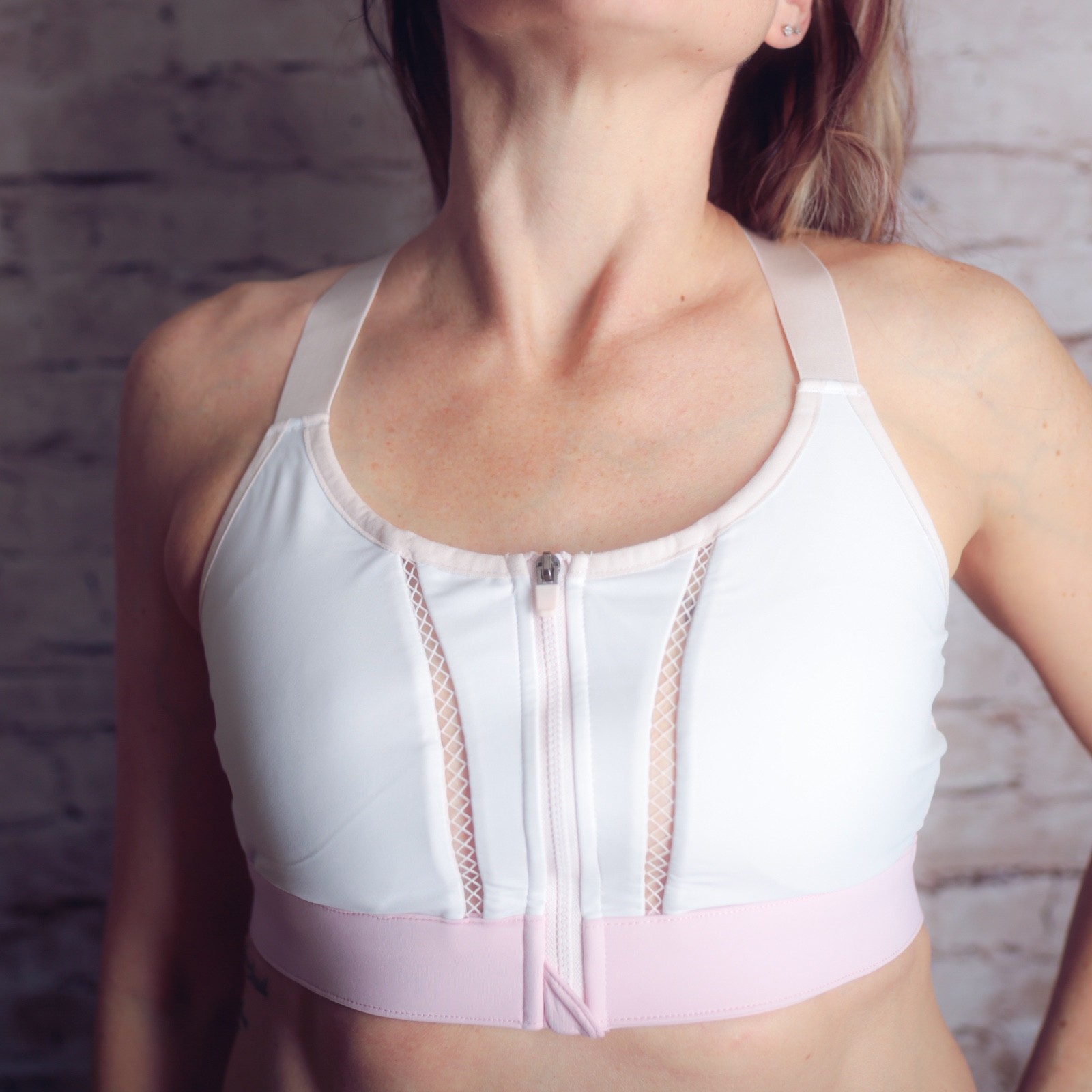 Fabletics Vented Breathable Front-closure Zipper … - image 1