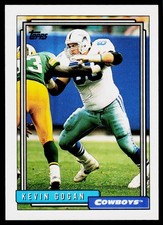 Kevin Gogan, 1992 Topps, #553, Dallas Cowboys,