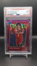 2021-22 Optic #181 Jalen Johnson /20 Rated Rookie Pink Fast Break PSA 9 SSP