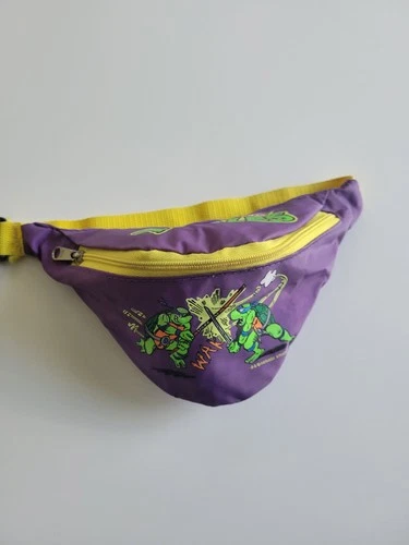 Vintage 1989 TMNT Fanny Pack Teenage Mutant Ninja Turtles Bag Belt Mirage
