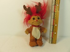 Reindeer Troll Russ 5 inch Red Hair Winter Holiday