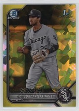 2022 Bowman Chrome Draft Sapphire Edition Yellow 14/99 Jordan Sprinkle 1r66