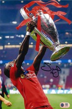 SADIO MANE SIGNED LIVERPOOL FC UCL FINAL WIN 12X8 PHOTO (ACG CERT AG18753)