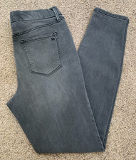 Jessica Simpson High Rise Skinny Ankle Jeans Size 8 /29 Charcoal Grey W28 x L28