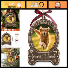 Personalized Dog Memorial Photo Frame - Pet Loss Remembrance Gift, Sympathy Orna
