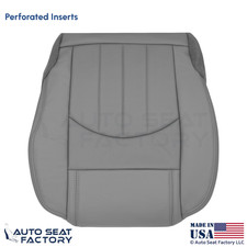 2013-2017 Fits Buick Enclave Leather Perf Driver Bottom Replacement Cover Gray 2013-2017 Fits Buick Enclave Leather Perf Driver Bottom Replacement Cover Gray