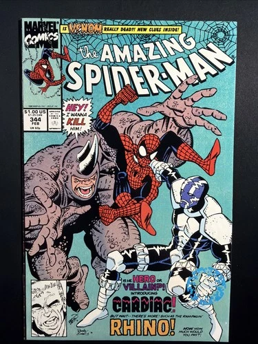 The Amazing Spider-Man #344 1992 Marvel Comics 1st Print VF/NM