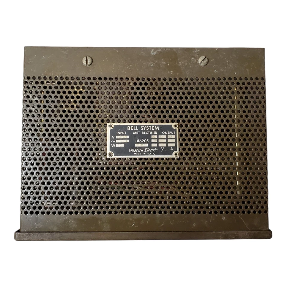 Original Bell System Selenium Rectifier Converts AC to DC Electricity - Image 2 of 4