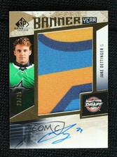 2023 SP Game Used Banner Year NHL Draft 23/25 Jake Oettinger #BYDR-JO Auto 1ot4