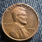 1956 Lincoln Wheat Small Cent Brown Circulated Business Strike Bronze Coin