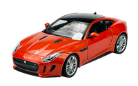 Welly Jaguar F-TYPE Coupe Orange 1:24 Die Cast Metal Model Neu Im Kasten
