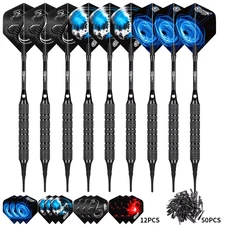 18/22G Soft Tip Darts Set Professional for Plastic Electronic Dartboard Indoor D