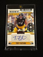 Troy Fautanu 2024 Panini Contenders Rookie Ticket Autograph