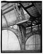 26. Turbine Hall, roof structure, looking west - Philadelphia Electric Company,