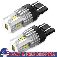 7440 7441 LED Back Up Reverse Light Bulb Cool White 6000K Extremely Bright 2/10x