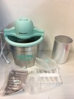 Elite Gourmet 4qt Old Fashioned Electric Ice Cream Maker Mint Green EIM 308L