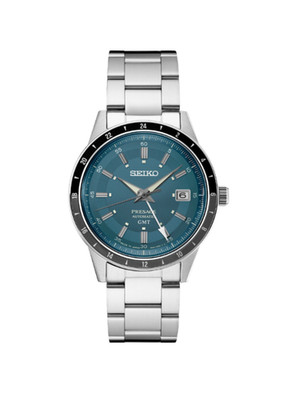Seiko Presage GMT Automatik SSK009J1 Blue Petrol Style 60's 40,8mm Herren