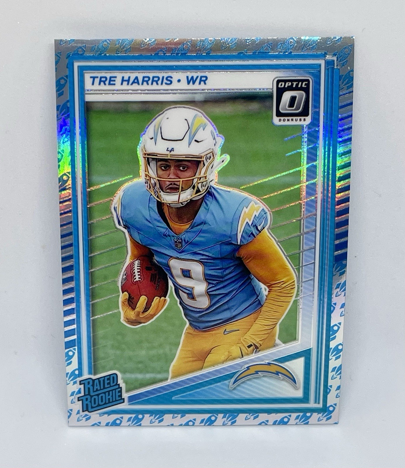 2025 Panini Donruss Optic - Rated Rookie Tre Harris #229 Rocket Prizm (RC)