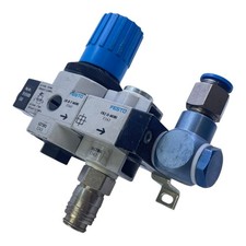 Unidad de mantenimiento Festo LR-D-7-MINI + FRZ-D-MINI regulador de presión para la industria