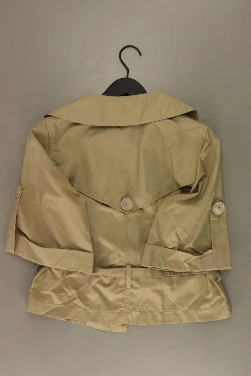 ⭐ Apart Kurzjacke für Damen Gr. 36, S mit Gürtel braun aus Baumwolle ⭐