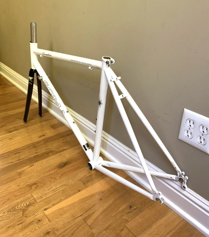 SOMA Smoothie Road Bike Frame 54cm Tange Prestige Cr-Mo Steel White – Used - Image 4 of 4