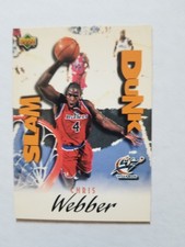 1997 Upper Deck #SD1 Chris Webber Slam Dunk