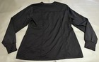 PO Medium Black Cherokee Scrub Snap Warm Up Jacket WW310 Dental Vet Nurse — photo 2