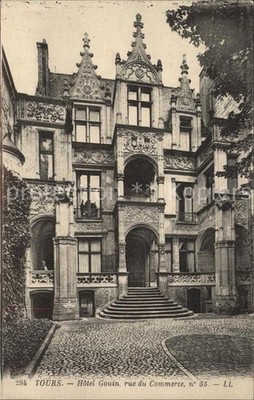 Tours Indre-et-Loire Hotel Gouin Facade Rue du Commerce