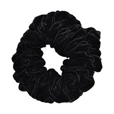 Jumbo Velvet Scrunchie Black