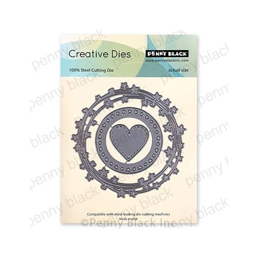 Penny Black Creative Dies - Stars and Circles 51-498