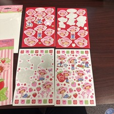 Vintage Strawberry Shortcake Stickers  NOT Complete Set See Pictures